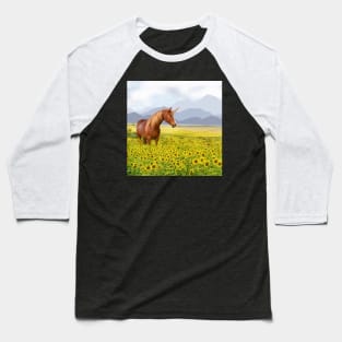 Unicorn Field 2 Baseball T-Shirt